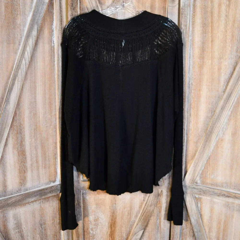 Free People Spring Valley Top - Black